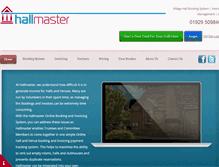 Tablet Screenshot of hallmaster.co.uk